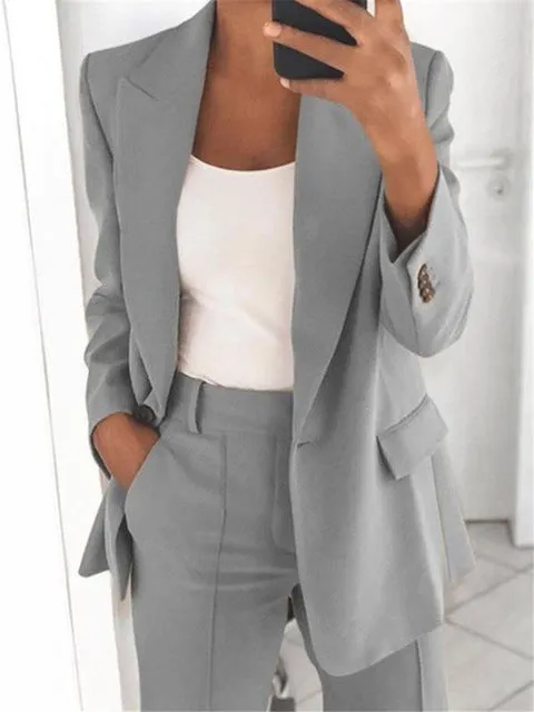 Wjczt 2022 Spring Blazer Women Coat Loose Women&#39;s Jacket Green Casual Female Blazers Woman Fashion OL Formal Elegant Coats Office Lad