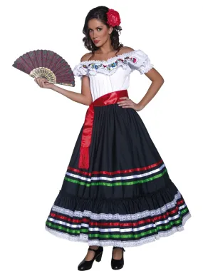 Womens Costume - Authentic Western Sexy Senorita
