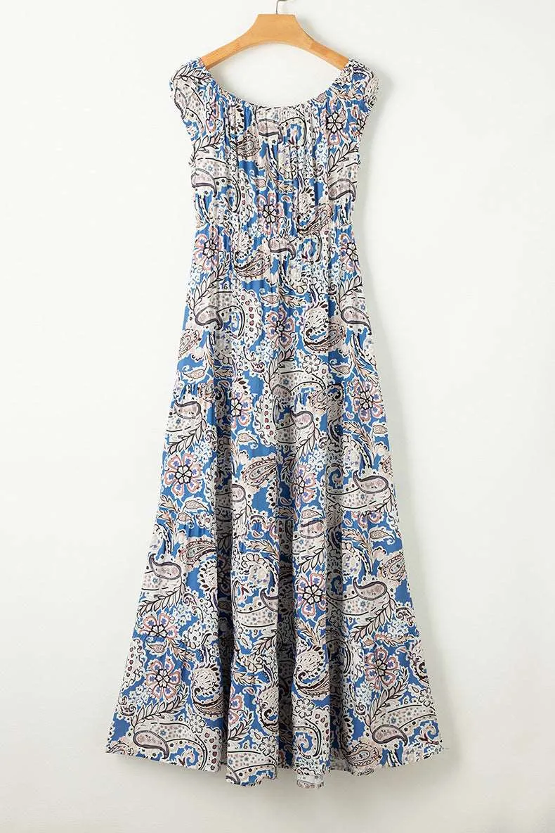 Women's Elegant Retro Off-shoulder Long Dress