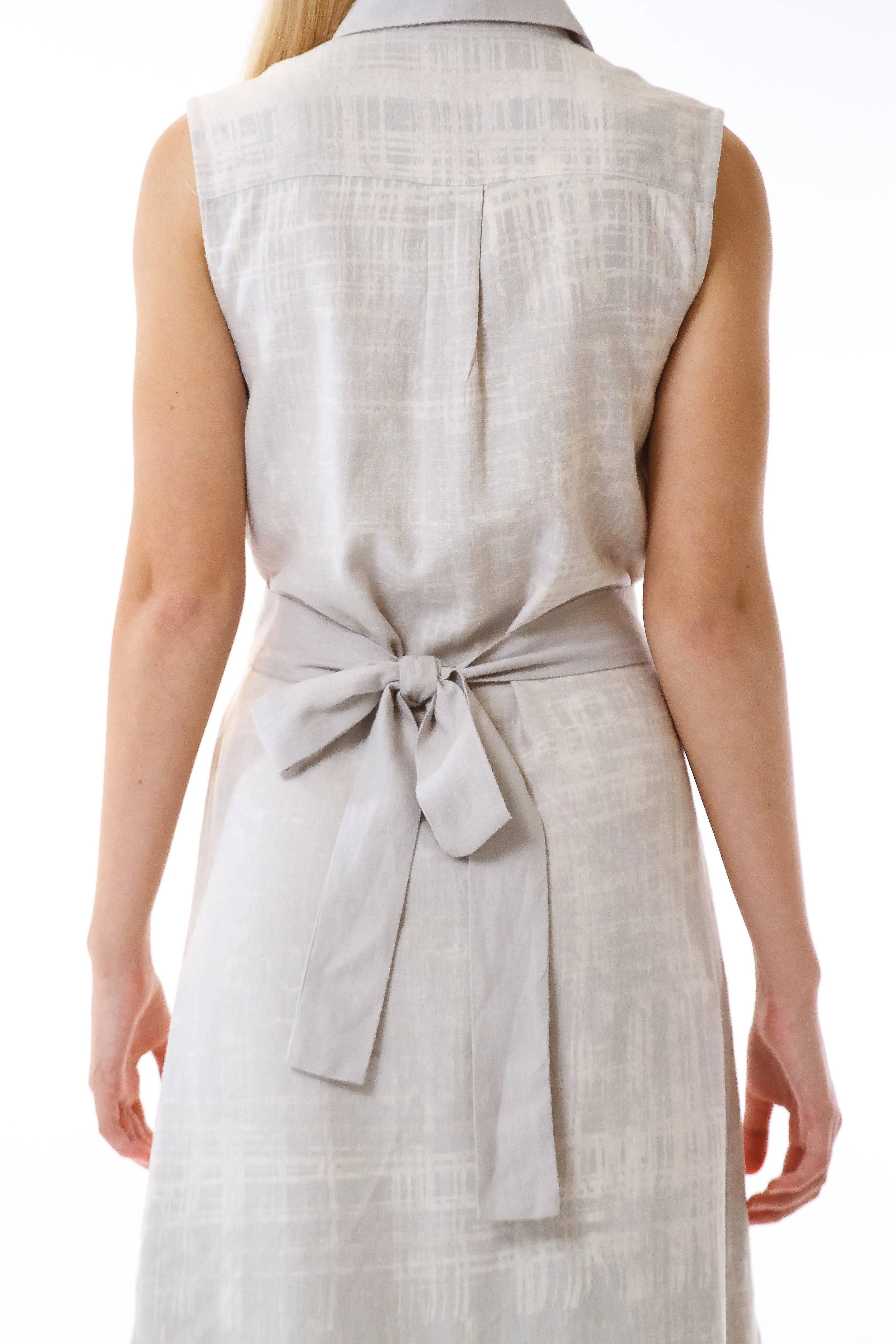 Womens Paneled Shirt Dress