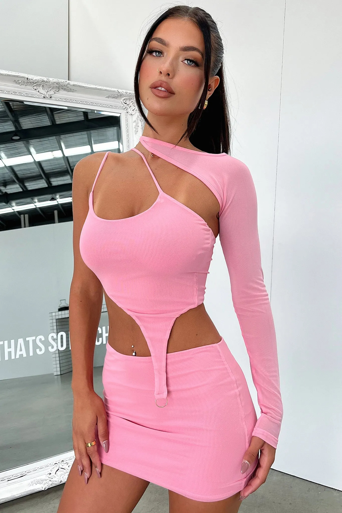 Xia Mini Skirt - Pink