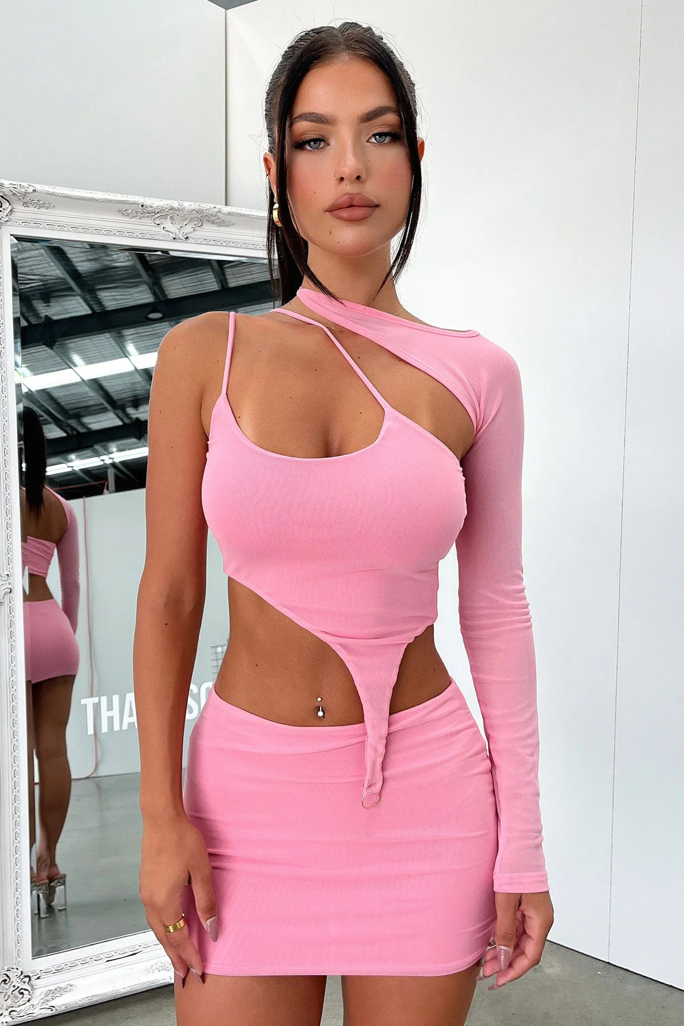 Xia Mini Skirt - Pink