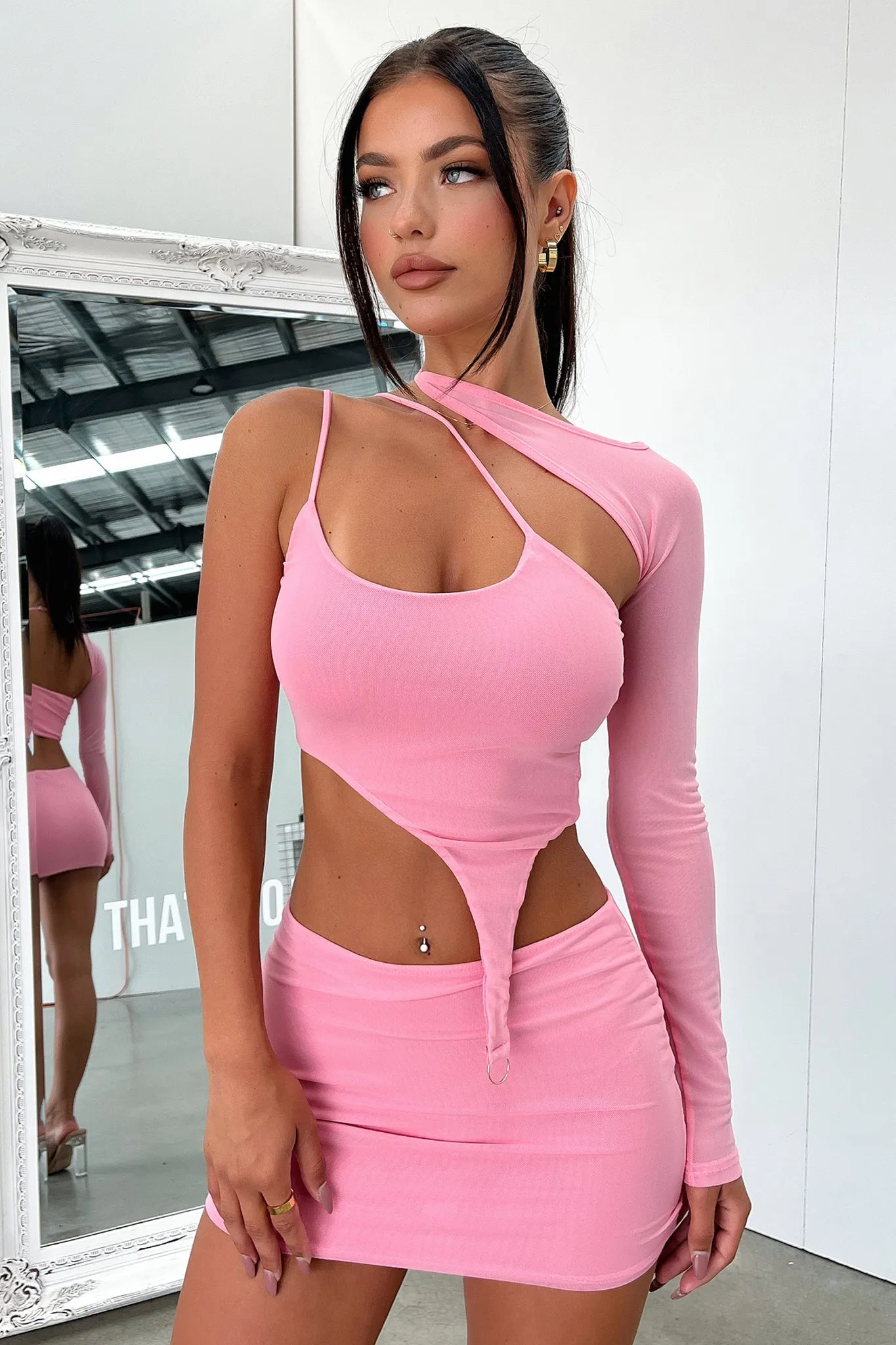 Xia Mini Skirt - Pink