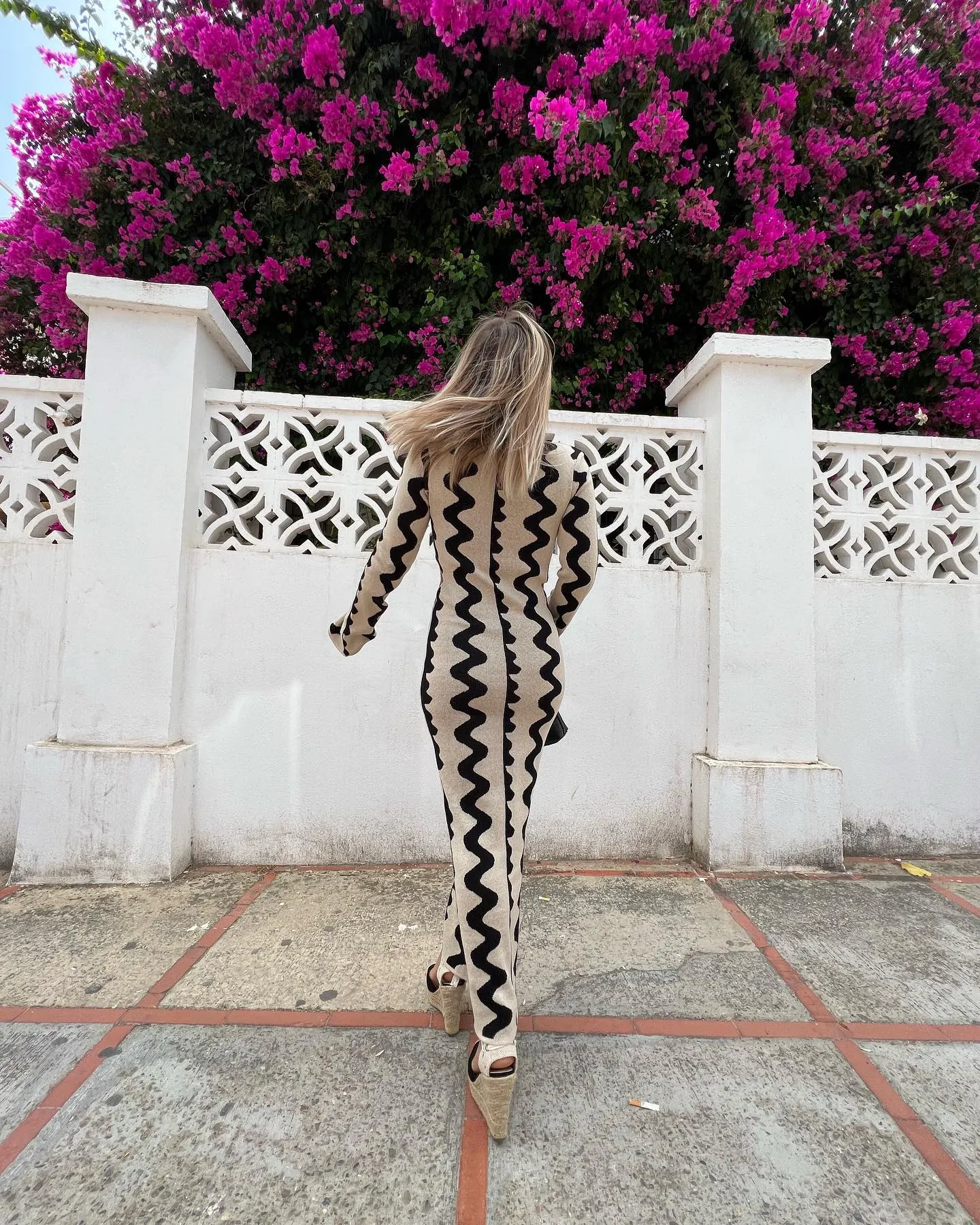 Zebra Bodycon Dress